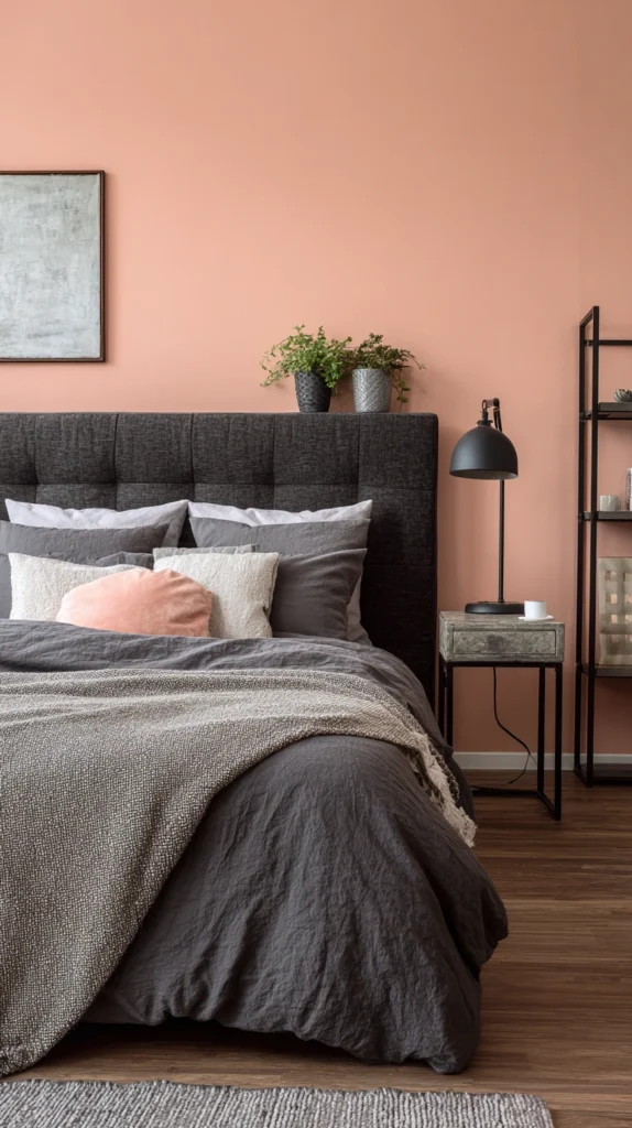 15 Peach Bedroom Color Schemes 7 wq 6 1