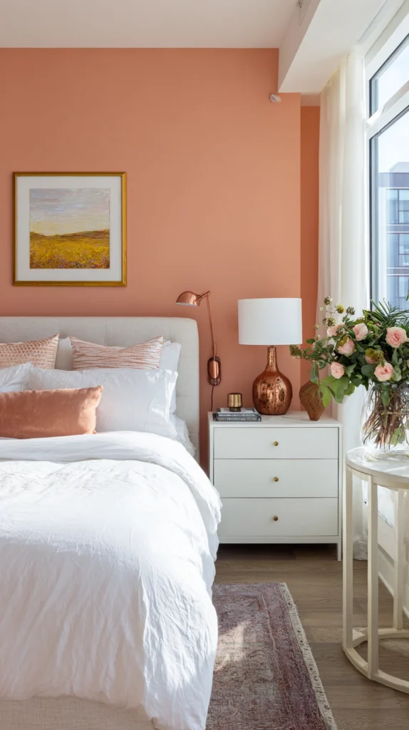 15 Peach Bedroom Color Schemes 10 wq 9 1