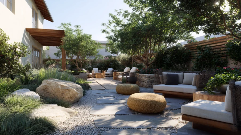 13 Garden Seating Ideas You'll Never Want to Leave 1 zainy A thoughtfully designed outdoor garden seating space ar a51eae7f c2a0 42b3 aea7 bc92481defb4 1