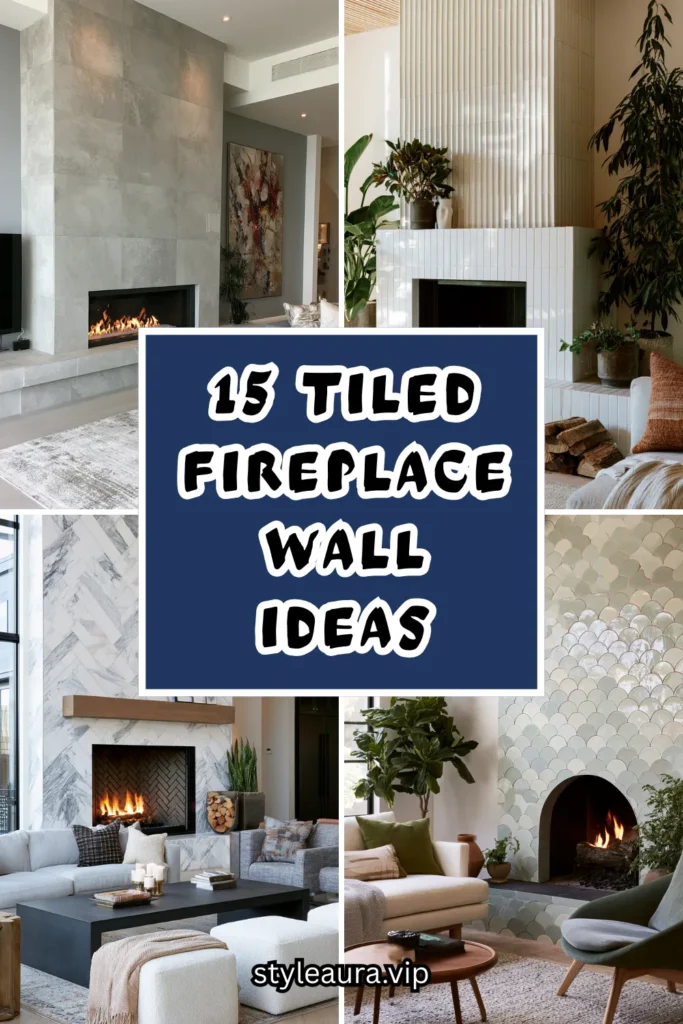 15 Tiled Fireplace Wall Ideas That Feel Custom and Expensive 1 15 100