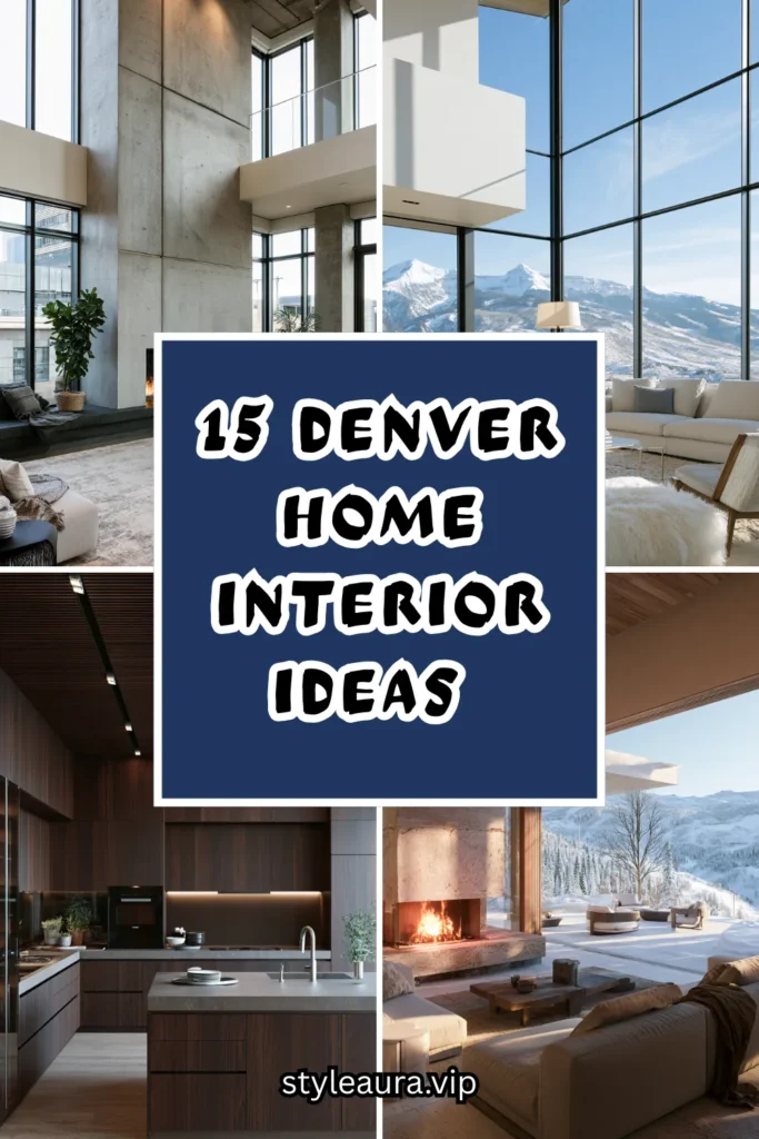 15 Denver Home Interior Ideas That Hit That Perfect Mountain Modern Sweet Spot 1 15 15