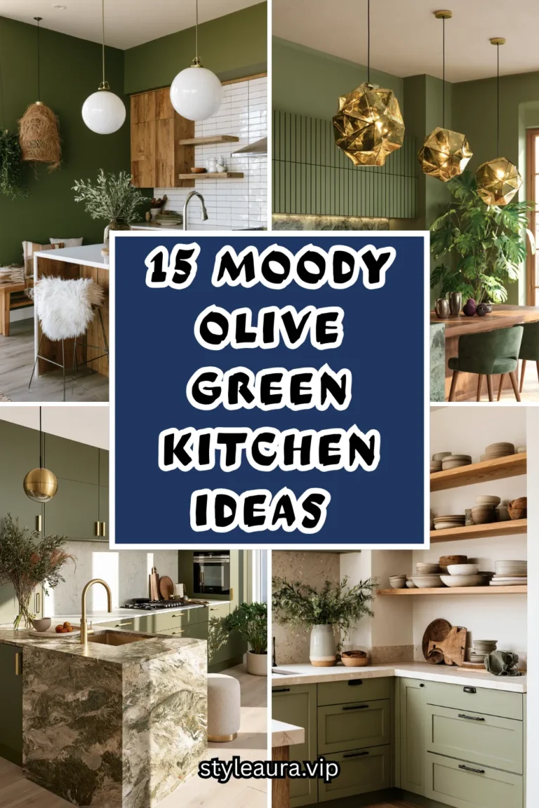 15 Moody Olive Green Kitchen Ideas That Feel Rich and Organic 6 15 Moody Olive Green Kitchen Ideas That Feel Rich and Organic