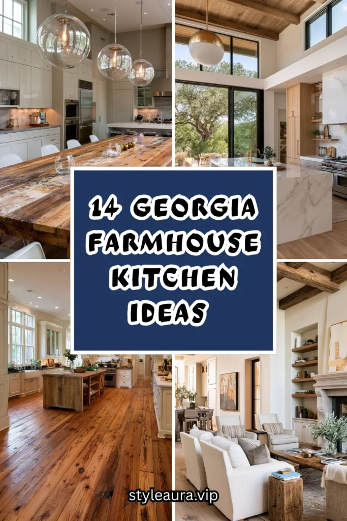 14 Georgia Farmhouse Kitchen Ideas Worth Every Single Save 1 15 31 1