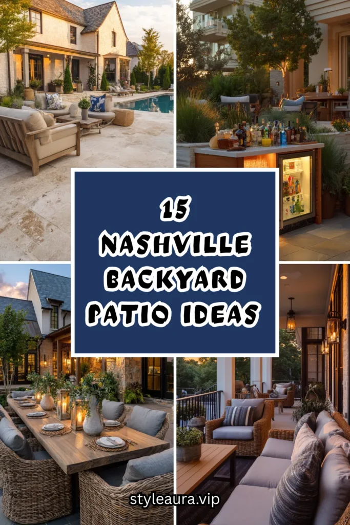 15 Nashville Backyard Patio Ideas for Long Tennessee Summer Evenings 1 15 32