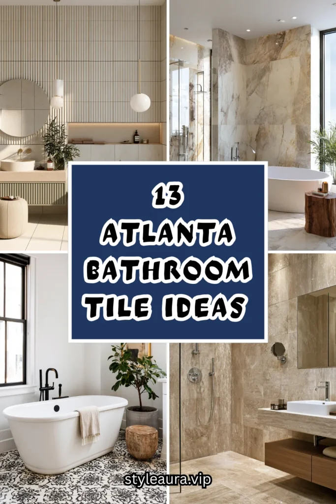 13 Atlanta Bathroom Tile Ideas That Are Bold Enough to Actually Remember 1 15 52