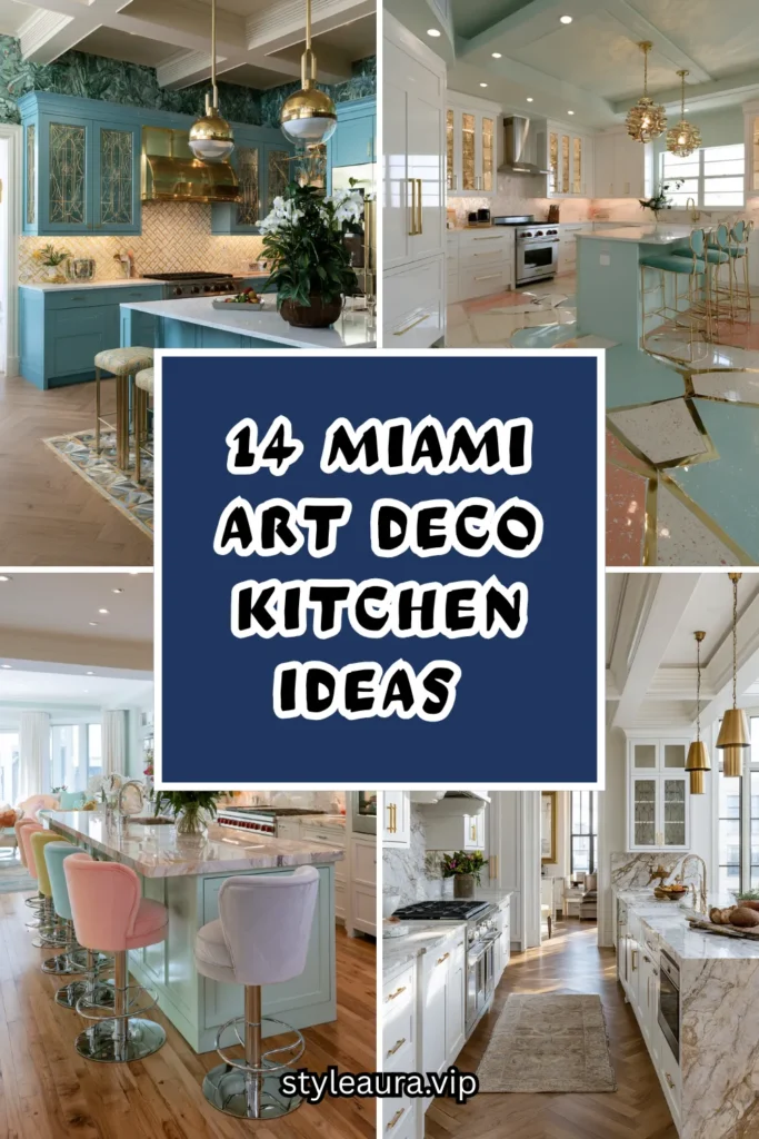 14 Miami Art Deco Kitchen Ideas 1 15 57