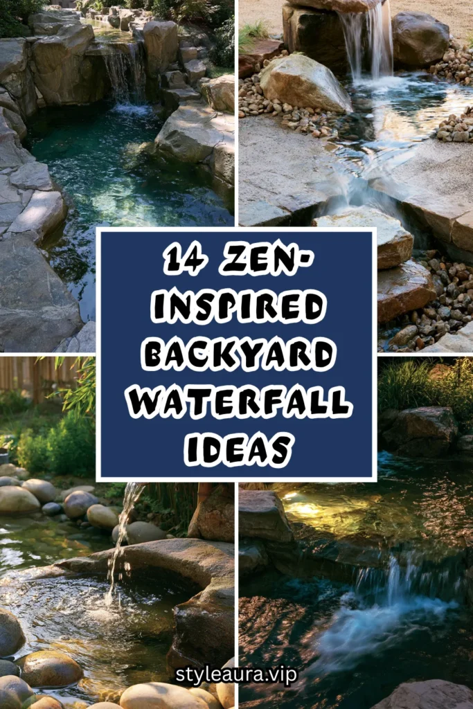 14 Zen-Inspired Backyard Waterfall Ideas for a Calm, Relaxing Vibe 1 15 6