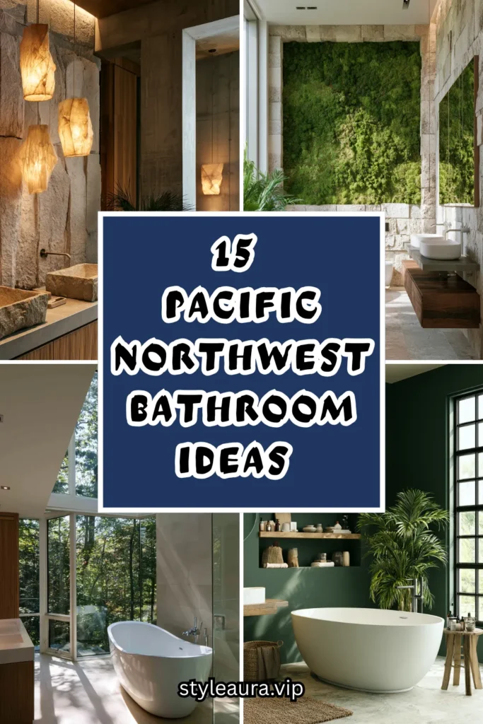 15 Pacific Northwest Bathroom Ideas That Bring the Forest Indoors 1 15 64