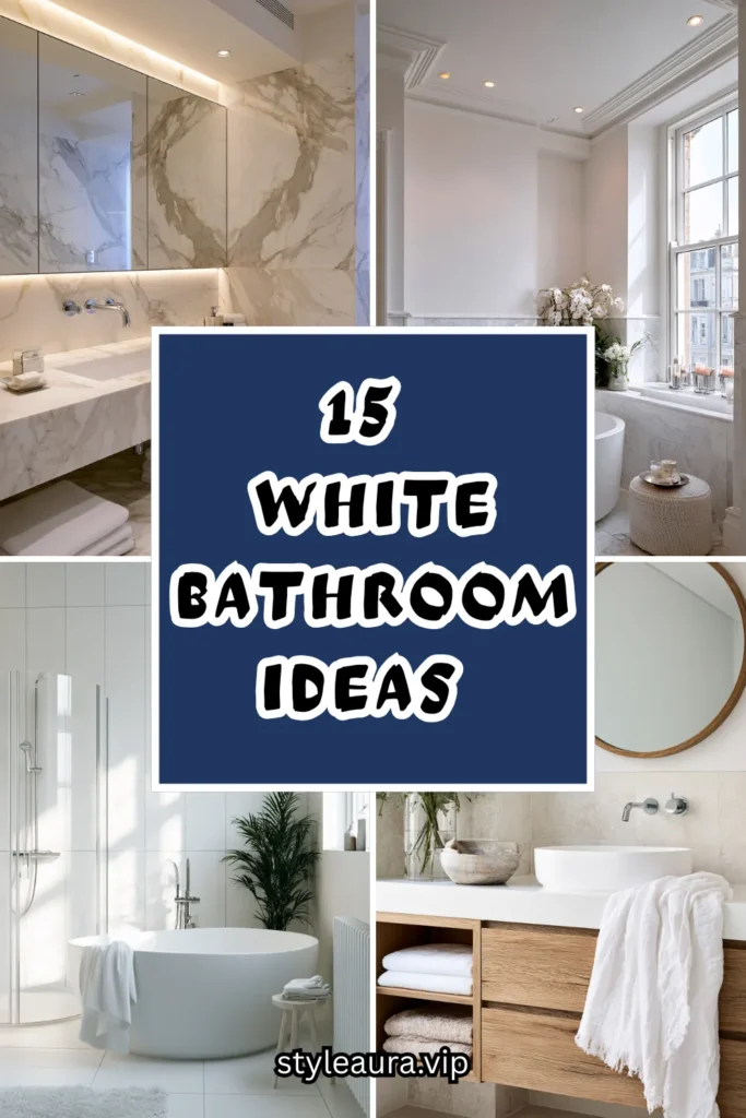 15 White Bathroom Ideas That Feel Bright and Luxurious 1 15 7