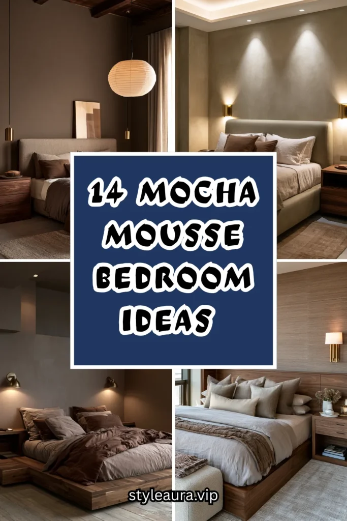 14 Mocha Mousse Bedroom Ideas Inspired by Color Trends 1 15 71