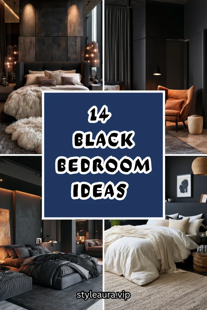 14 Black Bedroom Ideas That Create a Cozy Luxury Retreat 1 15 78