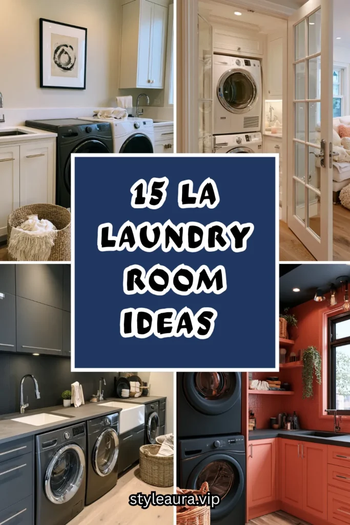 15 LA Laundry Room Ideas That Are Shockingly Aesthetic for a Room Nobody Talks About 1 15 8 1