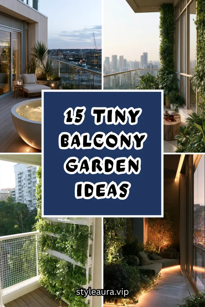 15 Tiny Balcony Garden Ideas for Apartment Living 1 15 83 1