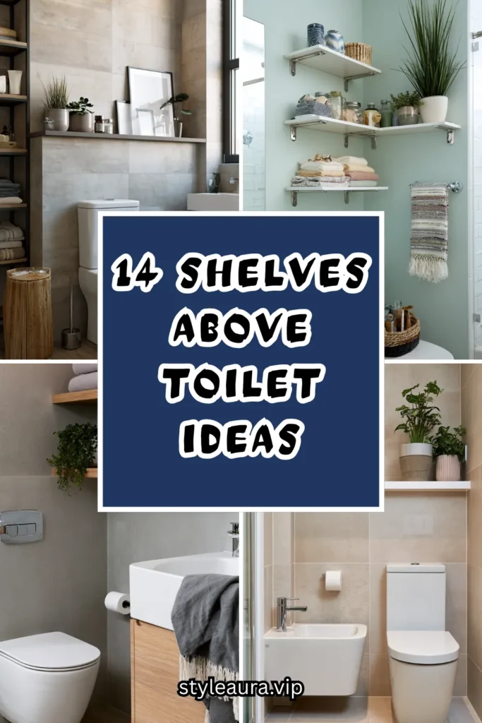 14 Shelves Above Toilet Ideas 1 15 9 1