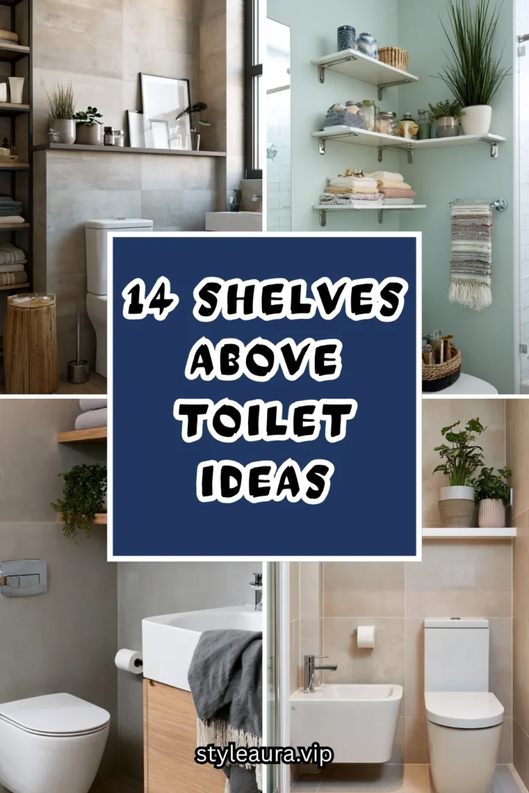 14 Shelves Above Toilet Ideas