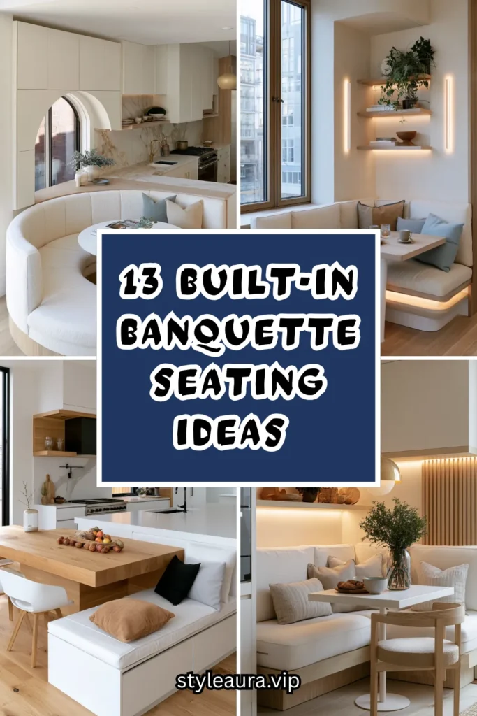 13 Built-In Banquette Seating Ideas for Cozy Kitchen Corners 1 15 98 1