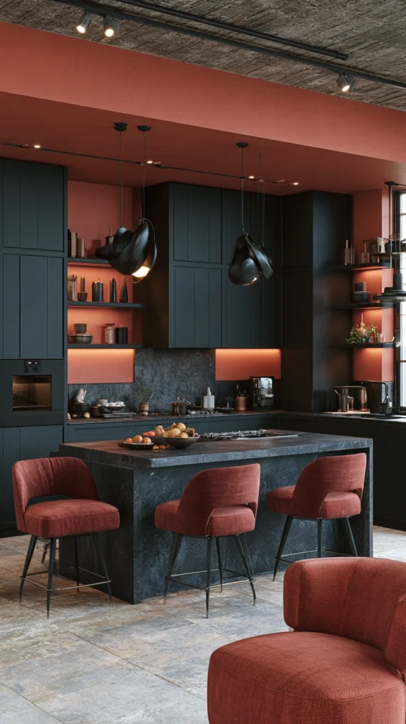 15 Black Kitchen Cabinet Ideas for a Sleek Designer Look 14 FR 13 6