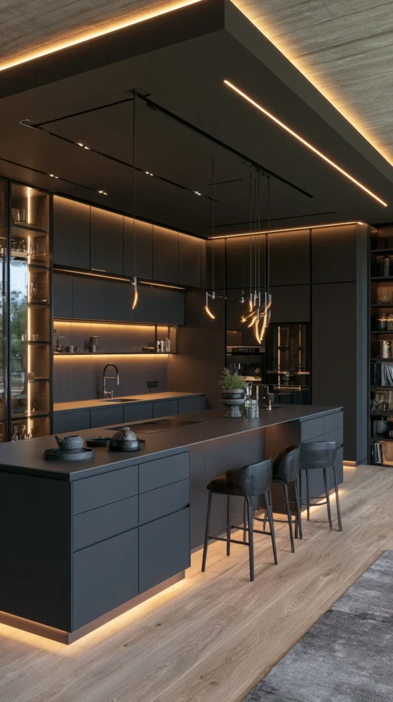 15 Black Kitchen Cabinet Ideas for a Sleek Designer Look 15 FR 14 6