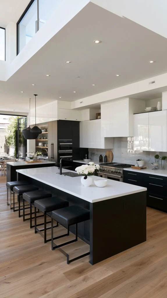15 Black Kitchen Cabinet Ideas for a Sleek Designer Look 5 FR 4 7