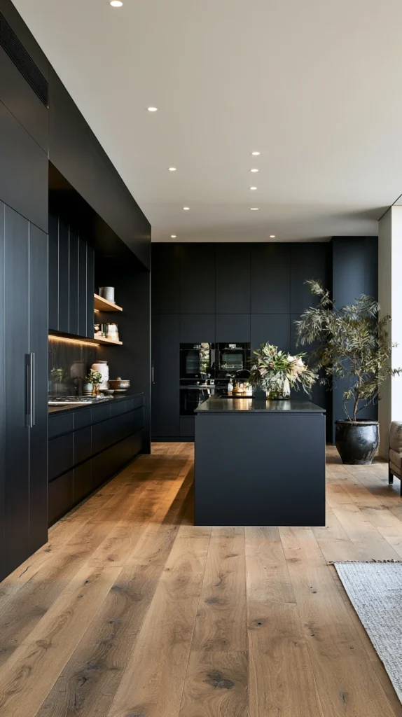 15 Black Kitchen Cabinet Ideas for a Sleek Designer Look 8 FR 7 7