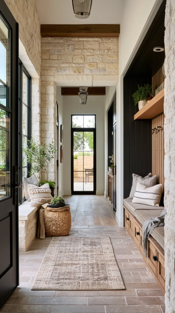 15 Texas Mudroom Ideas for Families Who Bring Half the Outdoors Inside 16 cw 15
