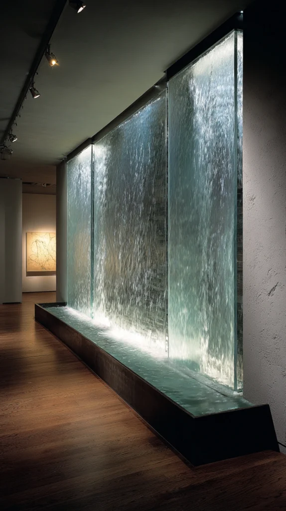 Water Meets Wall: 15 Backyard Waterfall Wall Ideas for a Sleek Statement Feature 5 fd 4 3