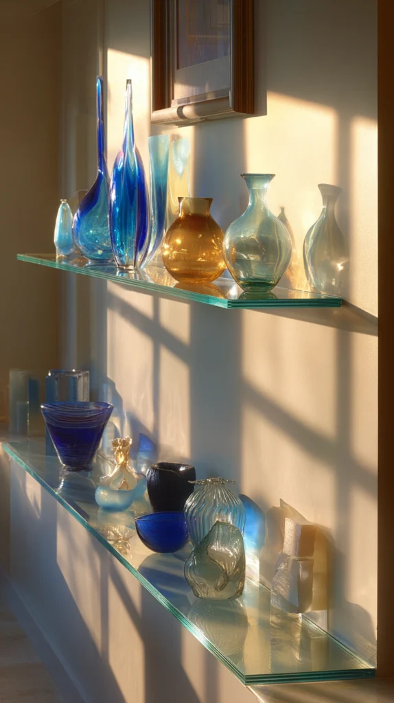 14 Glass Decor Ideas That Reflect Light Beautifully 10 fd 9 1
