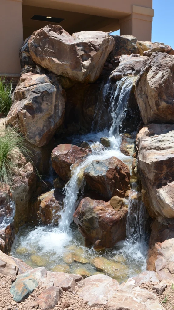 15 Backyard Corner Waterfall Ideas to Use Every Inch Beautifully 2 fq 1