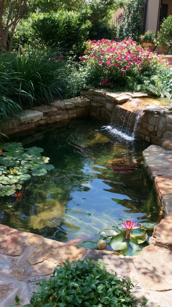 15 Backyard Corner Waterfall Ideas to Use Every Inch Beautifully 4 fq 3