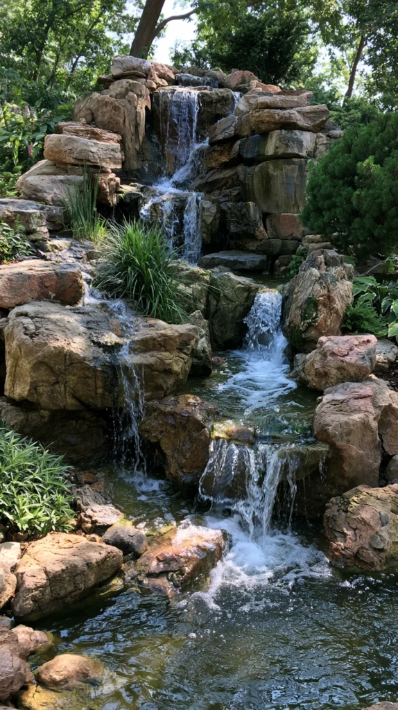 15 Backyard Corner Waterfall Ideas to Use Every Inch Beautifully 8 fq 7