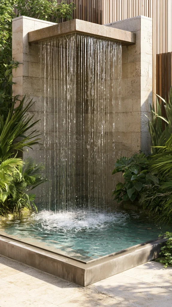 15 Backyard Corner Waterfall Ideas to Use Every Inch Beautifully 10 fq 9