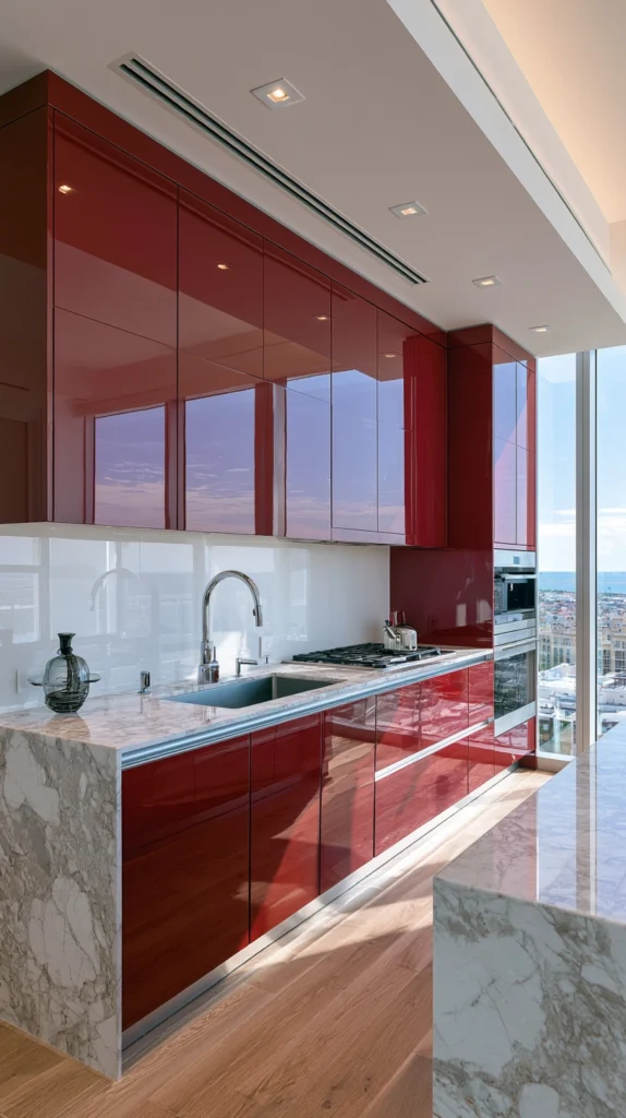 15 Cherry Red Kitchen Ideas for a Bold Designer Look 3 fr 2 4