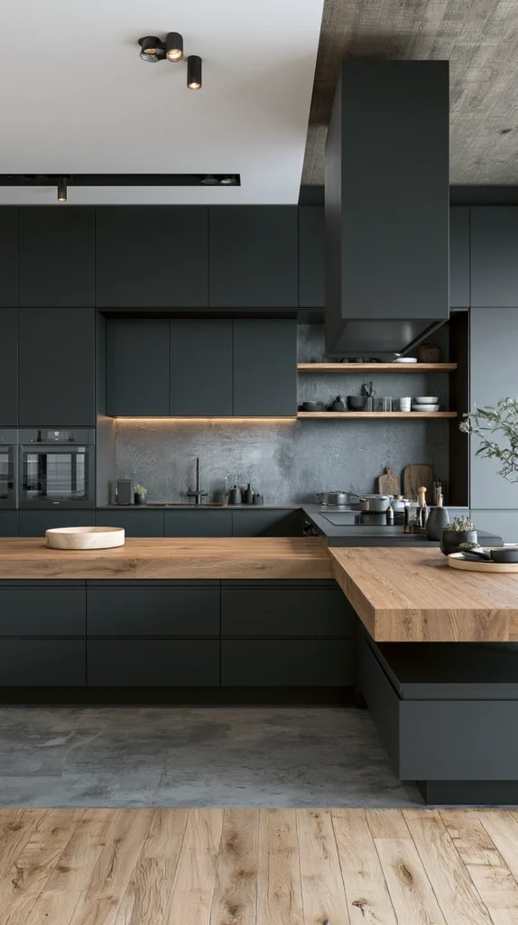 15 Black and Wood Interior Ideas That Balance Warmth and Drama 3 fr 2 6