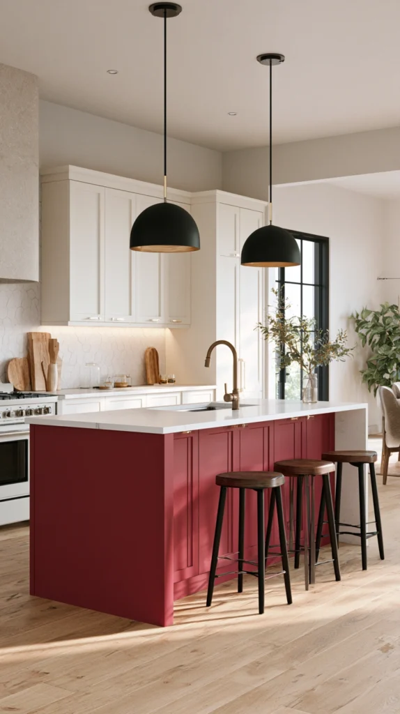 15 Cherry Red Kitchen Ideas for a Bold Designer Look 4 fr 3 4