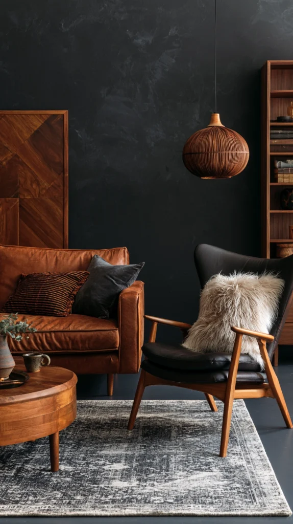 15 Black and Wood Interior Ideas That Balance Warmth and Drama 5 fr 4 6