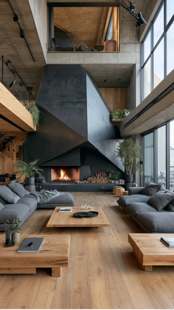 15 Black and Wood Interior Ideas That Balance Warmth and Drama 7 fr 6 6