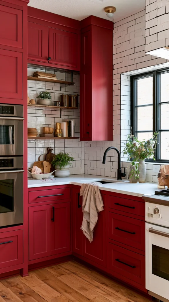 15 Cherry Red Kitchen Ideas for a Bold Designer Look 8 fr 7 4