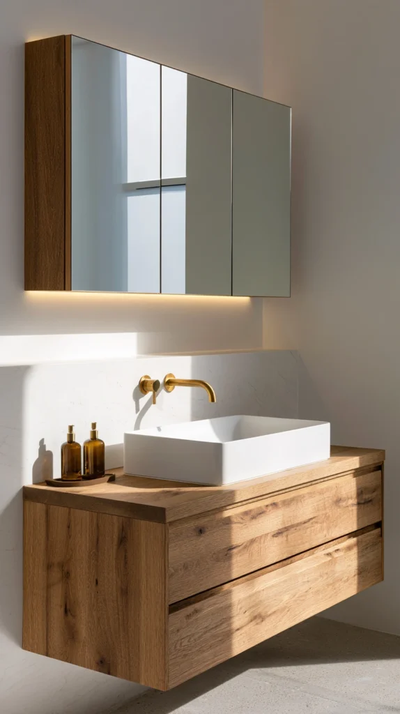 13 Organic Modern Bathroom Ideas with Spa-Like Warmth 8 fr 7 8