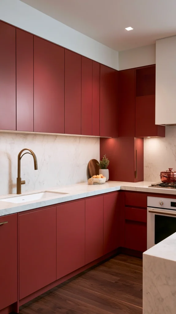15 Cherry Red Kitchen Ideas for a Bold Designer Look 9 fr 8 4
