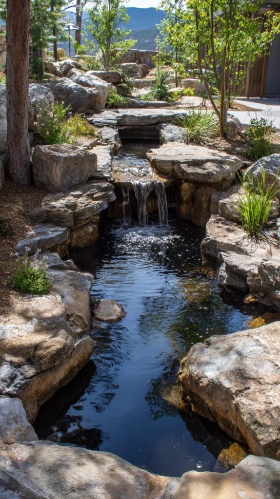 14 DIY Backyard Waterfall Ideas You Can Build on a Budget 4 gh 3