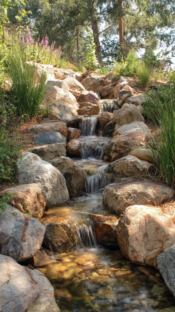 14 DIY Backyard Waterfall Ideas You Can Build on a Budget 9 gh 8