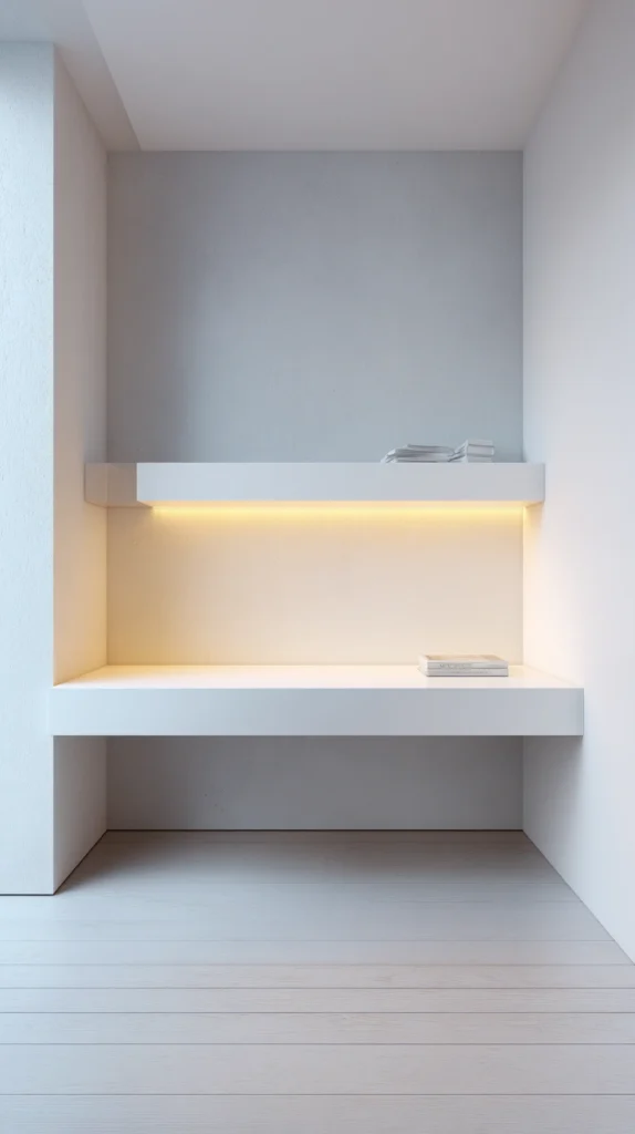 15 White Home Office Ideas for a Clean Minimal Workspace 3 hg 2