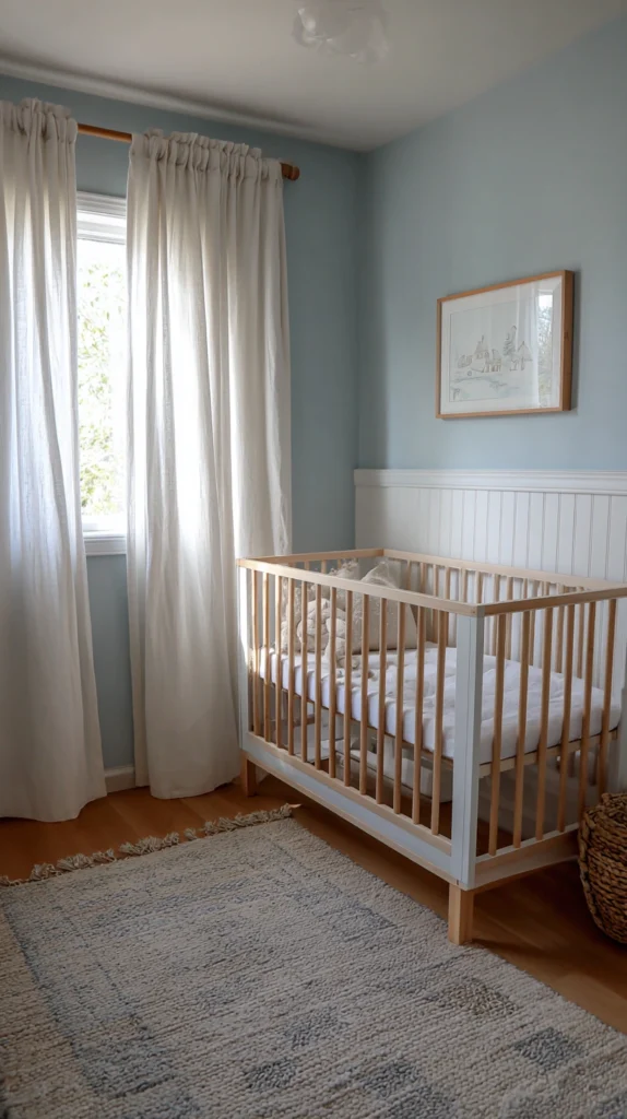 15 Beautiful Blue Nursery Ideas for Baby Boys That Go Beyond Basic Baby Blue 9 hs 8
