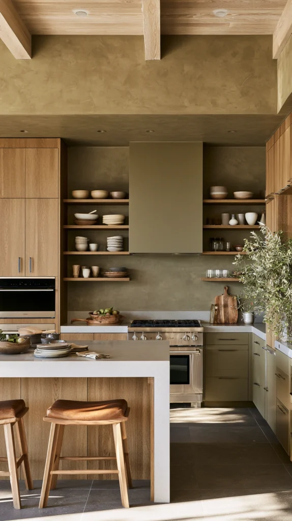 15 Moody Olive Green Kitchen Ideas That Feel Rich and Organic 11 mo 10