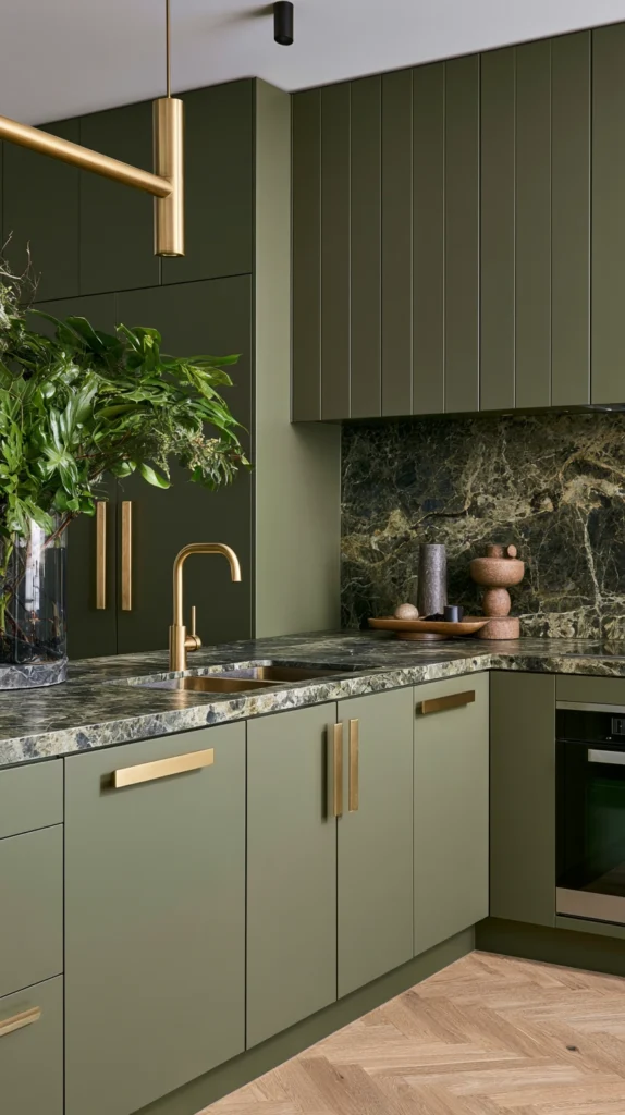 15 Moody Olive Green Kitchen Ideas That Feel Rich and Organic 3 mo 2