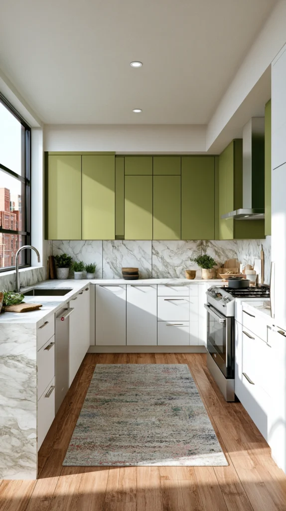 15 Moody Olive Green Kitchen Ideas That Feel Rich and Organic 4 mo 3