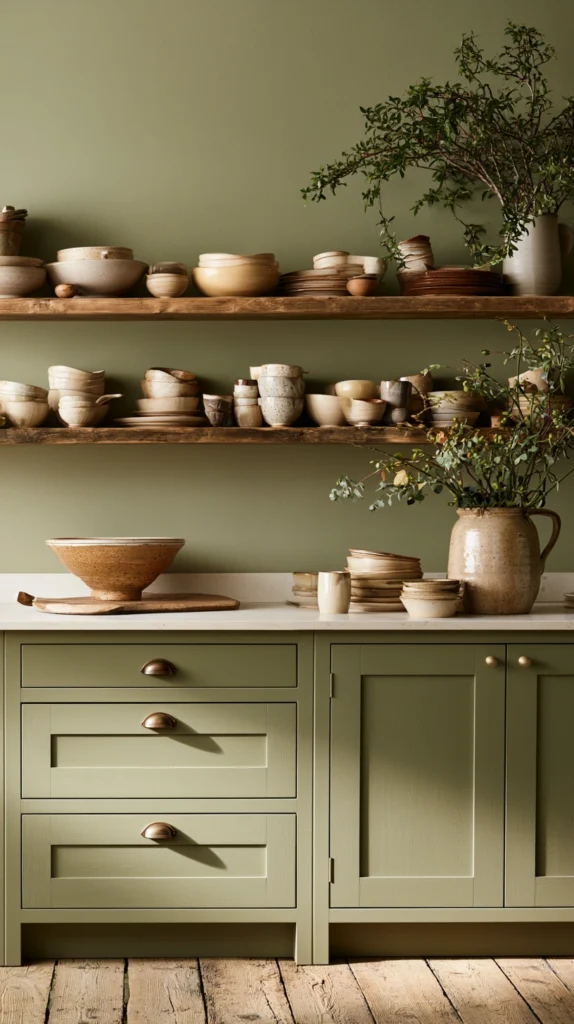 15 Moody Olive Green Kitchen Ideas That Feel Rich and Organic 9 mo 8