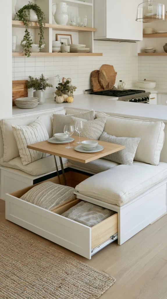 13 Built-In Banquette Seating Ideas for Cozy Kitchen Corners 3 oa 2