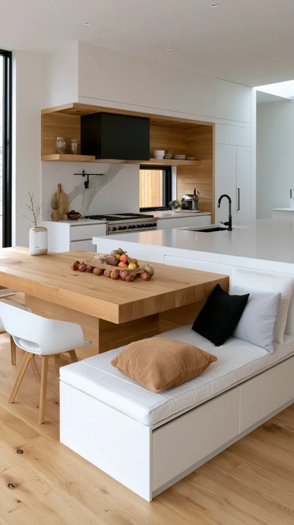 13 Built-In Banquette Seating Ideas for Cozy Kitchen Corners 10 oa 9