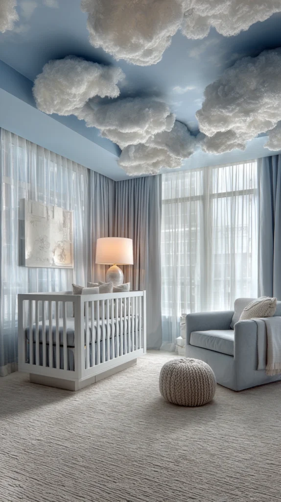 Up in the Clouds: 15 Cloud Nursery Ideas for a Dreamy Baby Space 16 rd 15